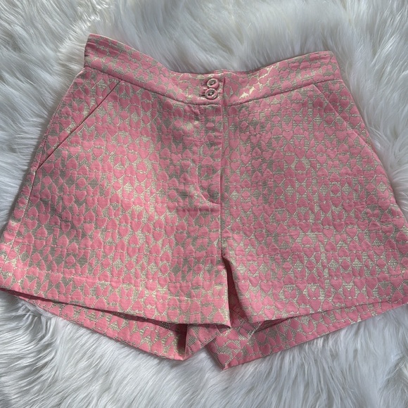 NWT Bonpoint Elenay Pink and Gold Shorts in size small. - Picture 4 of 8